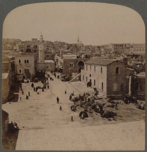 Juudean Betlehem, Jeesuksen syntymäpaikka, Palestiina, 1896.