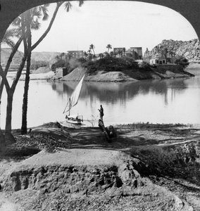 Philaen saari, Egypti, 1905. tekijältä Underwood and Underwood