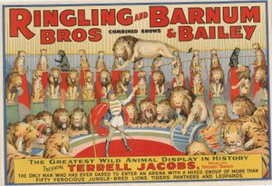 Ringling Bros. and Barnum  Bailey Combined Shows: Barning  Bailey Bobbylle: Historian hienoin villieläinnäytös: The Greatest Wild Animal Display in History tekijältä Unidentified