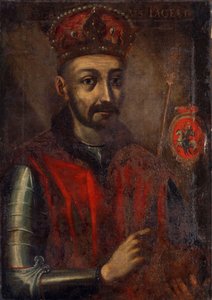 Liettuan suurherttua ja Puolan kuningas Jogaila kuvaava maalaus tekijältä Unidentified painter label QS