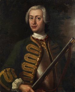 Aatelisen muotokuva tekijältä Unidentified painter label QS