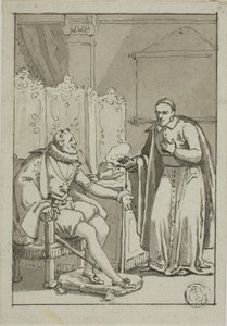 Cardinalin yleisö Henry IV:n kanssa tekijältä Unknown
