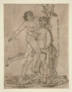 Hercules ja Antaeus tekijältä Unknown