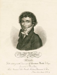Niccolo Paganini - muotokuva tekijältä Unknown