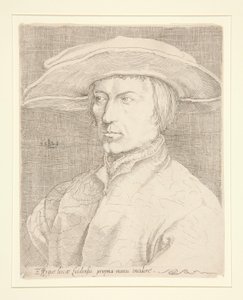 Taiteilijan omakuva, 1525 [Miehen muotokuva, ns. Lucas van Leyden, omakuva] tekijältä Unknown