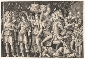 Rooman loiston peili: Trajanus voiton kaupungin ja Rooman välillä (Keisari Trajanus) tekijältä Unknown