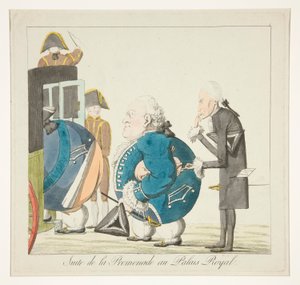 Suite de la Promenade au Palais-Royal (Palais-Royalin rantakadun jälkeen) tekijältä Unknown