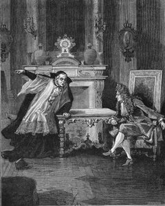 1715: Ranskan kuningas Ludvig XIV (1638-1715) kuuli isä Michel Le Tellier