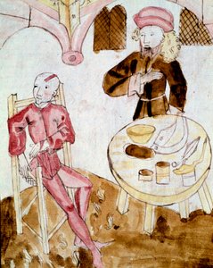 Lääkäri vierailee potilaan luona (pienikokoinen tekijältä Unknown artist