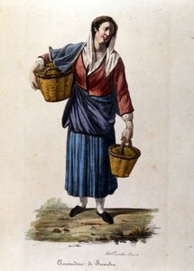 Talonpoika Scordian kaupungista Sisiliassa Kaiverrus 1800-luvulta tekijältä Unknown artist