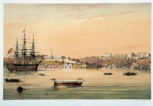 Admiraut: “” Amiraalin vene”” 1800-luvun Pariisin litografia, koristetaide tekijältä Unknown artist