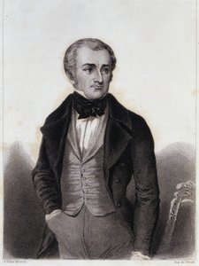 Adolphe Thiers (1797-1877) - kaiverrus "Louis Philippen poliittisen ja yksityiselämän historiaan" tekijältä Unknown artist