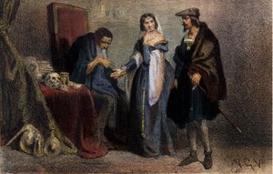 Agnes Sorel (1422-1450) (Beaute sur Marnen rouva) (Beaute-sur-Marne), joka tunnetaan nimellä "La Belle Agnes", Charles VII:n suosikki, joka konsultoi astrologia. Kaiverrus 1800-luvulta. Breran kirjasto. Milano. tekijältä Unknown artist