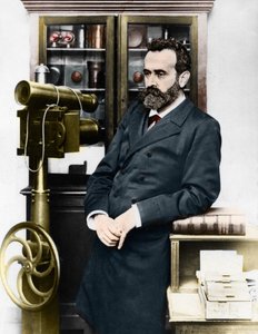 Alphonse Bertillon (1853-1914), ranskalainen kriminologi, joka loi antropometrian. tekijältä Unknown artist