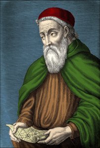Amerigo Vespucci (1454-1512) italialainen selain tekijältä Unknown artist