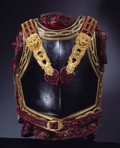 Keisari Napoleon I:lle (1769-1821) vuonna 1807 suunniteltu panssariarkku Tilsitin (Tilsitt) taistelua varten vuonna 1807. Paris, Legion d