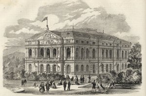 Baden Baden (Baden-Baden), Saksa - Badenin teatteri - 1867 tekijältä Unknown artist