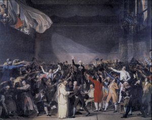 Bailly luki Jeu de Paumen valan tekstin 20. kesäkuuta tekijältä Unknown artist