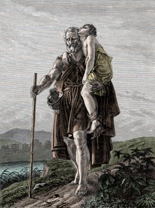 Belisarius - Bysantin kenraali Belisaire (Flavius ​​​​Belisarius, 500-565) tekijältä Unknown artist