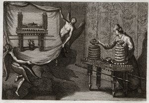 Royaumontin raamattu, Vanha testamentti: Tabernaakkelin ehdotusleipätaulukko. Kuvitus vuodelta 1811. tekijältä Unknown artist