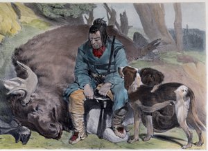 Kanadalainen Huron Elk Hunt - elokuvassa "" Shyth