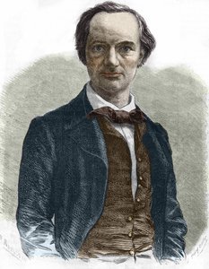 Charles Baudelaire (1821-1867), ranskalainen kirjailija. tekijältä Unknown artist