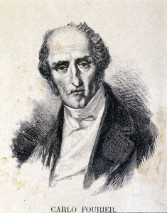 Charles Fourier (1772-1837), ranskalainen filosofi ja taloustieteilijä. tekijältä Unknown artist