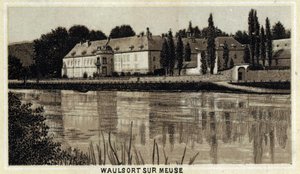 Chateau de Waulsort sur Meuse, Vallonian alue, Belgia. tekijältä Unknown artist