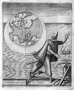 Christopher Columbus (Cristoforo Colombo) - Philoponus Honoriusin elokuvassa "Uusi Tipus uuden maailman matkan jälkeen" tekijältä Unknown artist