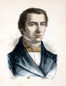Claude Frederic Bastiat klassinen liberaaliteoreetikko, poliittinen taloustieteilijä - Frederic Bastiatin muotokuva, Economiste (1801 - 1850) - teoksessa "" Les Contemporains"", 1800-luvun lopussa. tekijältä Unknown artist
