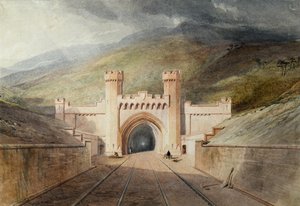 Clayton Tunnelin rautatieportaali tekijältä Unknown artist