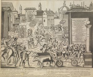 Suuri Milanon rutto 1630. Noin 1835 tekijältä Unknown
