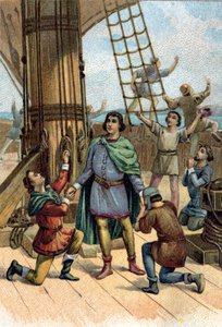 Christopher Columbus (Cristoforo Colombo) löysi Amerikan vuonna 1492. tekijältä Unknown artist