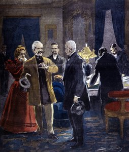 Dreyfusin tapaus. Komentaja Esterhazyn pidätys tekijältä Unknown artist