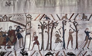 Duke Guillaume määräsi laivojen rakentamisen, puita kaadettiin - Bayeux