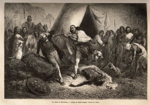 Keisari (tai negus) Theodoros II (syntynyt noin 1818-1868, nimeltään Kassa Hailu ennen kruunaustaan ​​Etiopian valtakunnassa), uhkasi asellaan herra Tewodros II:ta. Stern, englantilainen lähetyssaarnaaja, joka säteili negusin elämäkertaa, josta Theodoros t tekijältä Unknown artist