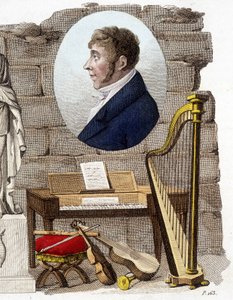 Etienne Mehul, ranskalainen säveltäjä ja urkuri (1763-1817). tekijältä Unknown artist