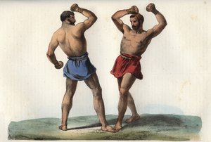 Etruskien nyrkkeilijät - kaiverrus universumin kaikkien kansojen tavoista ja perinteistä. Eli kaikkien kansojen hallituksen, lakien, miliisin, uskonnon historia kaukaisimmista ajoista nykypäivään "1856 tekijältä Unknown artist