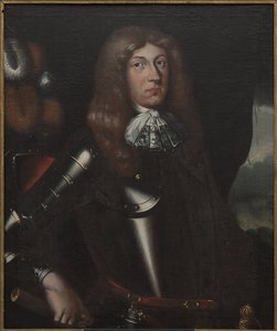 Ferdinand Kettler, duc de la Courlande Semigalie - Muotokuva Ferdinand Kettleristä (1655-1730), Kurinmaan ja Semigallian herttua, Anonyymi . Öljy kankaalle. Mitat: 90x75 cm. Tukholman kansallismuseo tekijältä Unknown artist