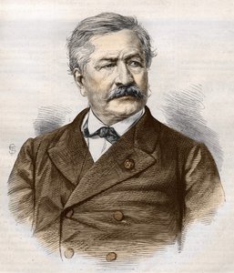 Ferdinand de Lesseps (1805 - 1894), kaiverrus, Bianchetti-kokoelma tekijältä Unknown artist