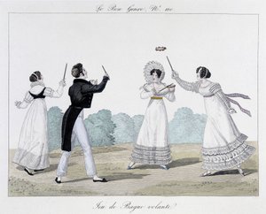 Lentävä ringpeli - "The Good Genre", nro 110, 1800-luvun alku tekijältä Unknown artist