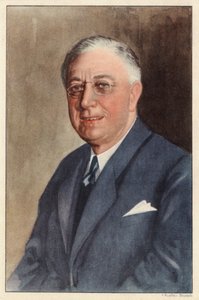 Franklin D. Roosevelt (kuvitus) tekijältä Unknown artist