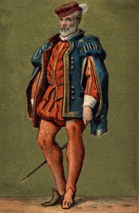 Gaspard de Coligny (1519-1572), Ranskan amiraali. tekijältä Unknown artist