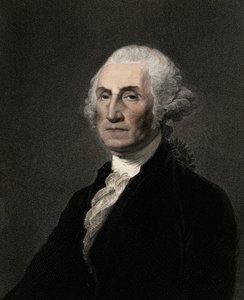 George Washington 1732-1799 - kaiverrus - 1800-luku tekijältä Unknown artist