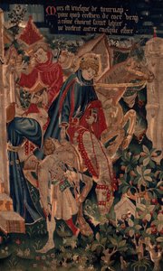 Saint Piatin ja Saint Eleuthèren historia, kohtaus 8 tekijältä Unknown artist