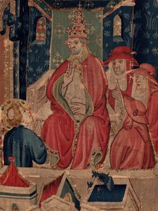 Saint Piatin ja Saint Eleuthèren historia, kohtaus 9 Saint-Éleuthère vahvistetaan Tournain piispaksi (Au boin saint l