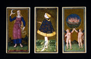 italialainen tarot. Bonifacio Bembo Breran tarot tekijältä Unknown artist