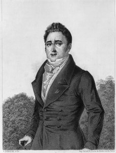 Jacques Lafitte (1767-1844), ranskalainen pankkiiri ja poliitikko - kaiverrus "Louis Philippen poliittisen ja yksityiselämän historiaan" tekijältä Unknown artist