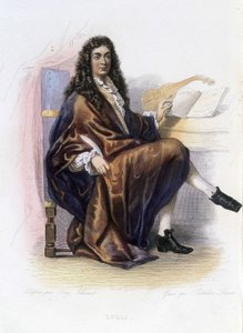 Jean Baptiste Lully (1632-1687) - elokuvassa "" Le Plutarque francais "", toim. Mennechet tekijältä Unknown artist