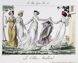 Colin-Maillardin peli (Colin Maillard) - "" Le Bon -genressä", n¡14, 1800-luvun alku tekijältä Unknown artist
